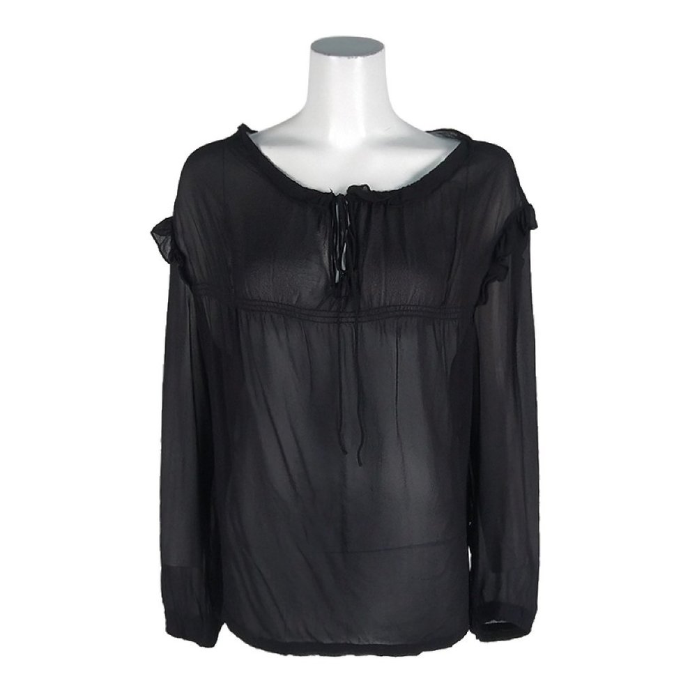DKNY 100%Silk Cute Sweater Shirt